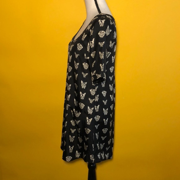 🟠 Maeve 🟠 silk puppy monogram mini dress - Picture 3 of 9